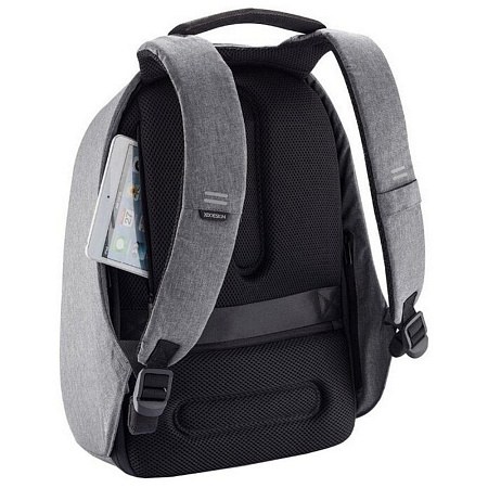 Backpack Bobby Hero Regular, anti-theft, P705.292 for Laptop 15.6" & City Bags, Grey