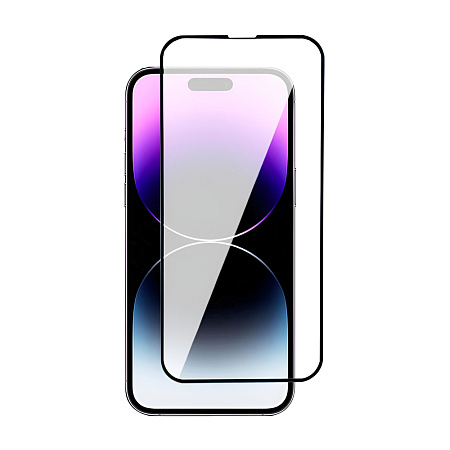 Helmet Diamond Glass 5D iPhone 16 Plus, Black Helmet Diamond Glass 5D iPhone 16 Plus, Black