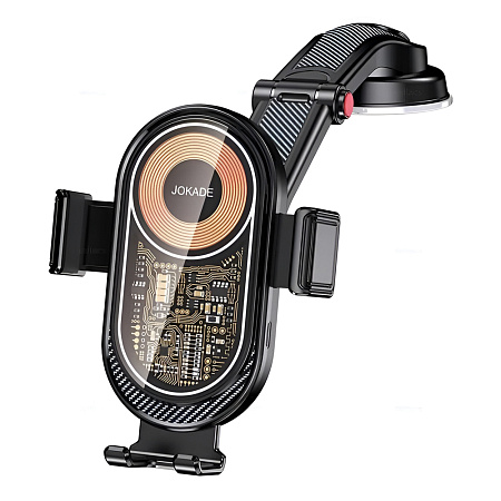 Jokade Car Holder Wireless Automatic Air Outlet Folding 15W JH022, Black Jokade Car Holder Wireless Automatic Air Outlet Folding 15W JH022, Black