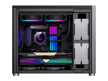 Case mATX GAMEMAX Spark, w/o PSU, 0.8/0.6mm, Front Metal, Dual Side Tempered Glass, Dust Filter, 1xU