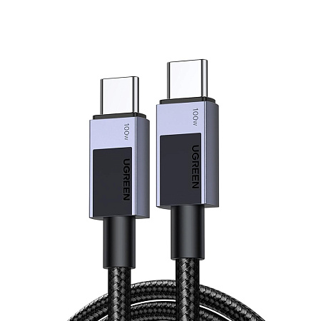 UGREEN Cable Type-C to Type-C 2m 480Mbps 5A 100W, Gray