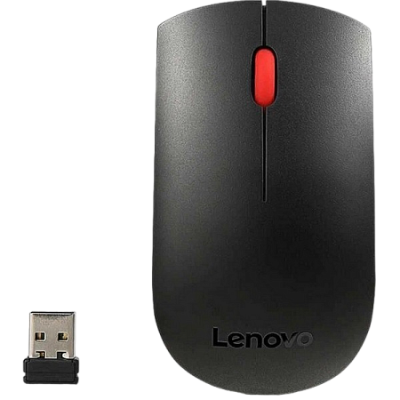 Lenovo Essential Wireless Combo Keyboard & Mouse, Wireless 2.4G, Russian/Cyrillic (4X30M39487)
