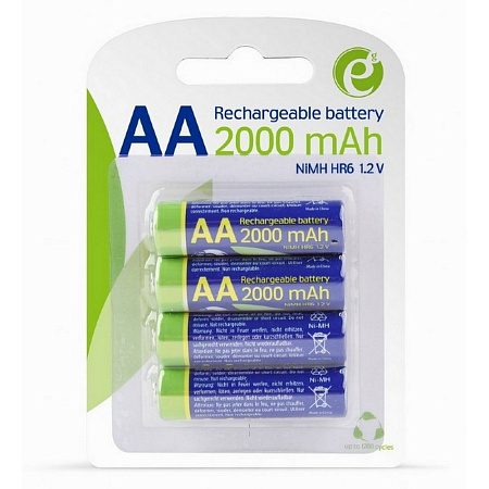 AA 2000mAh, Blister*4, Energenie, Ni-MH, EG-BA-AA20R4-01
