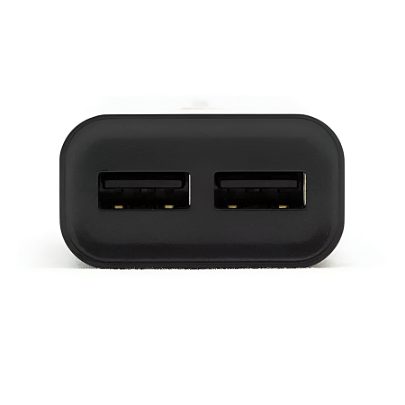 Helmet Wall Charger with Cable USB to Lightning 2xUSB 2.4A, Black Helmet Wall Charger with Cable USB to Lightning 2xUSB 2.4A, Black