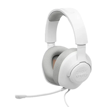 Игровая Гарнитура JBL Quantum 100M2, Проводной аналоговый, Белый Игровая Гарнитура JBL Quantum 100M2, Проводной аналоговый, Белый