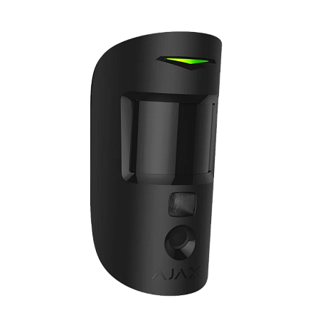 Ajax Wireless Security Motion Detector with Photo "MotionCam", Black