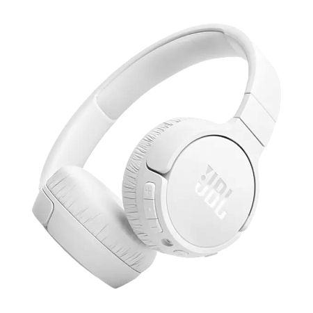 Headphones  Bluetooth  JBL T670NC, White, On-ear, Adaptive Noise Cancelling with Smart Ambient