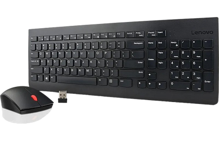 Lenovo Essential Wireless Combo Keyboard & Mouse, Wireless 2.4G, Russian/Cyrillic (4X30M39487)