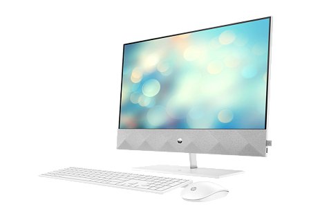 HP AIO Pavilion 24 Silver  (23.8" FHD IPS Ryzen 5 5500U 2.1-4.0GHz, 8GB, 512GB, FreeDOS)