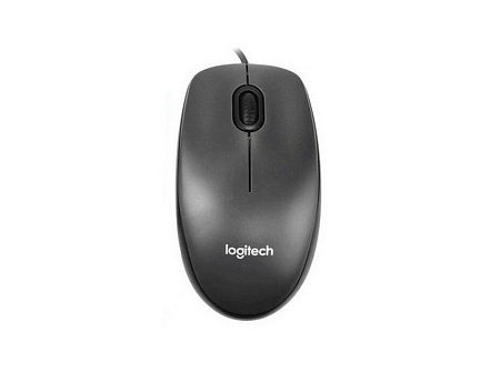 Mouse Logitech M90, 1000 dpi, 3 buttons, Ambidextrous, 90g., 1,8m, USB, Black