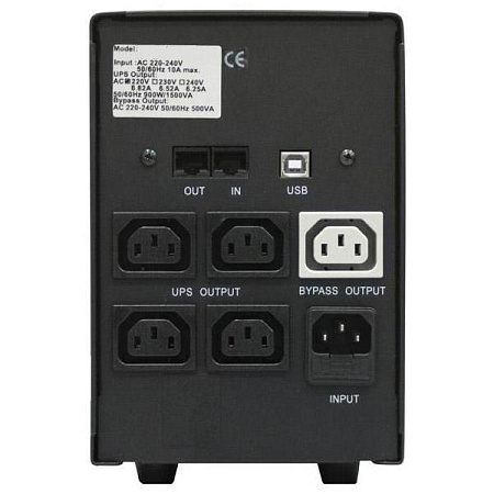UPS PowerCom BNT-2000AP 2000VA/1200W Line Interactive, AVR, RJ45, USB, 5*IEC Sockets