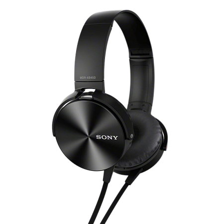 Headphones  SONY  MDR-ZX310APB, Mic on cable,  4pin 3.5mm jack L-shaped, Cable: 1.2m, Black