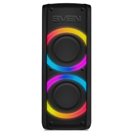 Partybox SVEN "PS-710" 100W, TWS, Bluetooth, FM, USB, microSD, LED-display, 4400mA*h