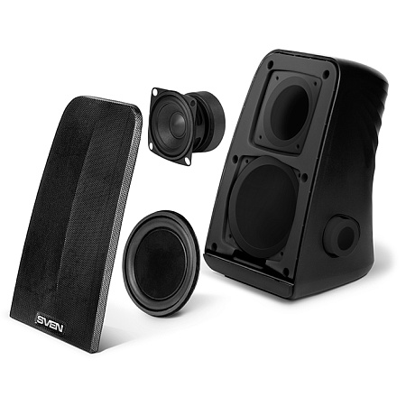 Speakers SVEN "380" Black, 5w, USB power / DC 5V Speakers SVEN "380" Black, 5w, USB power / DC 5V