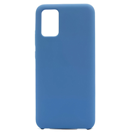 Helmet Case Liquid Silicone Samsung A02, Denim Blue