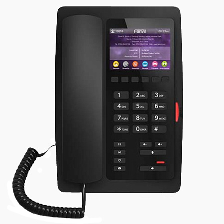 Fanvil H5, Black, VoIP phone, 3.5" Color LCD, 2 SIP, PoE Fanvil H5, Black, VoIP phone, 3.5" Color LCD, 2 SIP, PoE