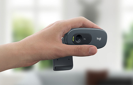Camera Logitech C270, 720p, 0.9/3 MP, FoV: 60°, Fixed focus, Mono mic, 1.5m 