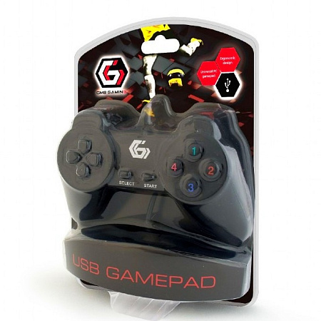 Gamepad GMB JPD-UB-01, 2 axes, D-pad, 10 buttons, USB