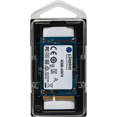 .mSATA SSD  256GB Kingston KC600 [R/W:550/500MB/s, 90K/80K IOPS, 150TBW, 3D-NAND TLC]