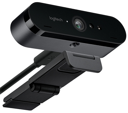 Camera Logitech Brio, 4K Ultra HD, FoV: 90°,13MP, Zoom: 5x, Autofocus, Stereo mic, Shutter,HDR, 2.2m