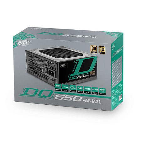 Блок питания для компьютеров Deepcool DQ650-M-V2L, 650Вт, ATX, Полностью модульный