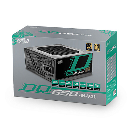 Power Supply ATX 650W Deepcool DQ650-M-V2L, 80+ Gold, 120mm, Active PFC, Full Bridge SRC LLC + DC/DC