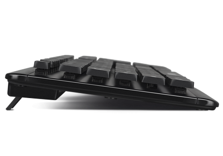 Keyboard SVEN KB-E5700H, Fn keys, Slim design, Splash proof, 2xUSB ports, 1.5m, USB, EN/RU, Black