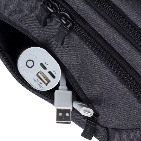 Backpack Rivacase 7765 ECO, for Laptop 15,6" & City bags, Black