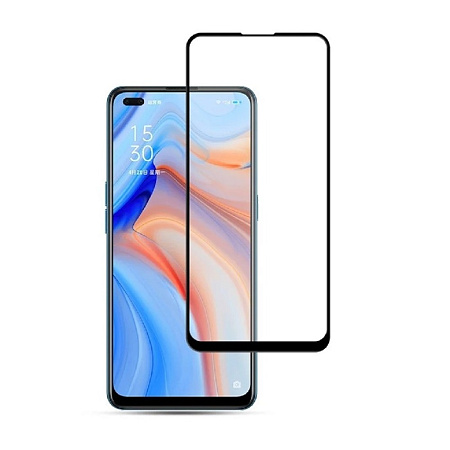 Helmet Diamond Glass 4D Oppo Reno 3 Pro, Black Helmet Diamond Glass 4D Oppo Reno 3 Pro, Black