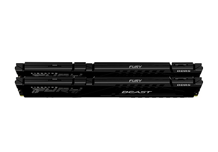 .32GB DDR5-6000MHz  Kingston FURY Beast (Kit of 2x16GB)  (KF560C40BBK2-32), CL40-40-40, 1.35V, Black
