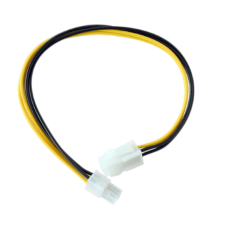 Cable, CC-PSU-7 ATX 4-pin internal power supply extension cable, 0.3 m, Cablexpert