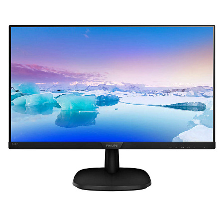 23.8" PHILIPS 243V7QSB, Black, IPS, 1920x1080, 75Hz, 5ms, 250cd, 10M:1, D-Sub+DVI+AudioOut 23.8" PHILIPS 243V7QSB, Black, IPS, 1920x1080, 75Hz, 5ms, 250cd, 10M:1, D-Sub+DVI+AudioOut