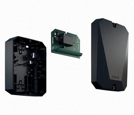 Ajax Wireless Security Transmitter "MultiTransmitter", Black, NC,NO, EOL contact type; 18 zones