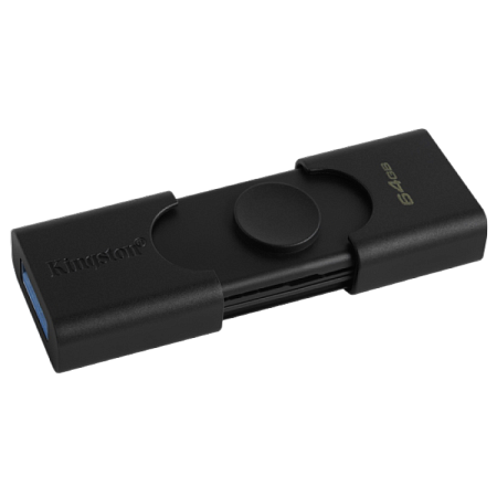 USB Flash накопитель Kingston DataTraveler Duo, 64Гб, Чёрный