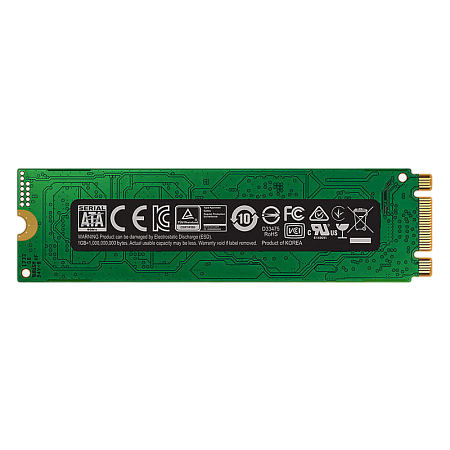 .M.2 SATA SSD  500GB Samsung 860 EVO "MZ-N6E500BW" [R/W:550/520MB/s, 97K IOPS, MJX, V-NAND 3bit MLC]