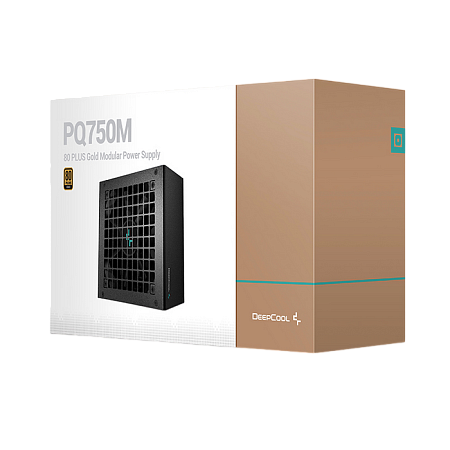 Power Supply ATX 750W Deepcool PQ750M, 80+ Gold, 120mm, Active PFC, Full Bridge SRC LLC + DC/DC, Fan