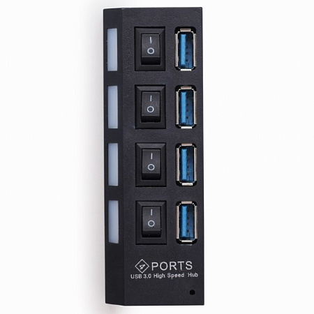 USB  3.0 Hub 4-port Gembird "UHB-U3P4-22", Black