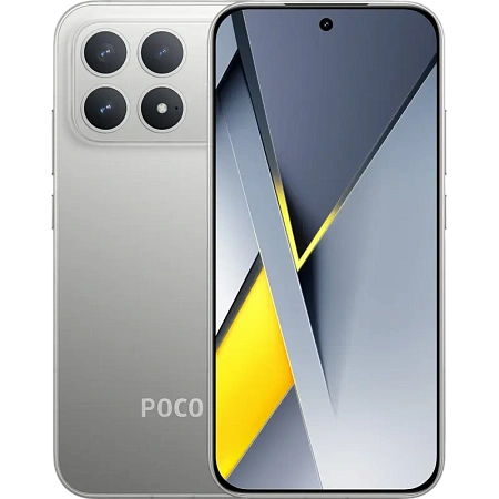 Смартфон Xiaomi Poco F8 Pro, 12Гб/512Гб, Серебристый, iphone, xiaomi, samsung, oppo, чехол, стекло Смартфон Xiaomi Poco F8 Pro, 12Гб/512Гб, Серебристый, iphone, xiaomi, samsung, oppo, чехол, стекло