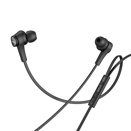 Hoco Earphones Type-C with Mic Passion M67, Black
