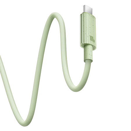 Baseus Cable Habitat Series Type-C to Type-C 5A 100W 1m, Natural Green Baseus Cable Habitat Series Type-C to Type-C 5A 100W 1m, Natural Green