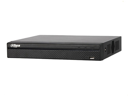 DH-NVR2104HS-4KS2 4-х канальный IP видеорегистратор 4K; Входящий поток на запись: до 80Мбит/с; Поддерживаемые форматы сжатия: H.265/H.264; Запись : ра