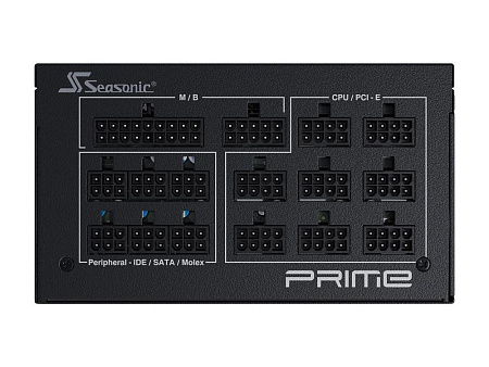 Power Supply ATX 1300W Seasonic Prime 1300 Platinum, 135mm, Full Modular, Fanless until 20 % load Power Supply ATX 1300W Seasonic Prime 1300 Platinum, 135mm, Full Modular, Fanless until 20 % load