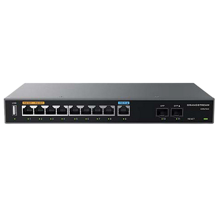 Gigabit VPN Router Grandstream "GWN7003 ", 9xGbit WAN/LAN, 2x2.5Gbit SFP, USB, PoE In/Out, Controlle