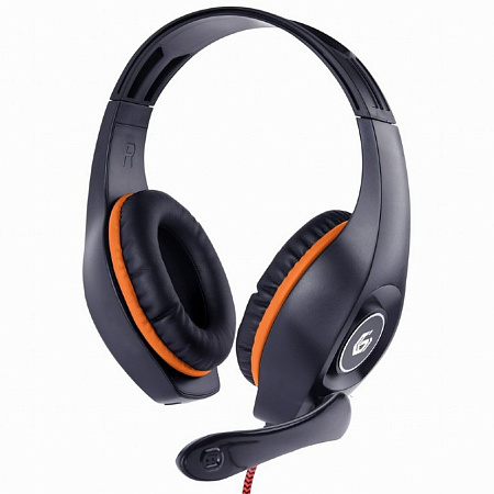 Gaming Headset GMB GHS-05-O, 40mm driver, 20-20000Hz, 32 Ohm, 102 db, 0.250g, 3.5mm, Black/Orange Gaming Headset GMB GHS-05-O, 40mm driver, 20-20000Hz, 32 Ohm, 102 db, 0.250g, 3.5mm, Black/Orange