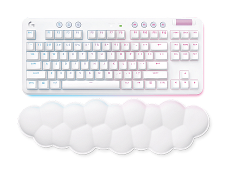 Gaming Wireless Keyboard Logitech G715, Mechanical, TKL, GX Tactile, PBT keys, Media сontrols, Volum