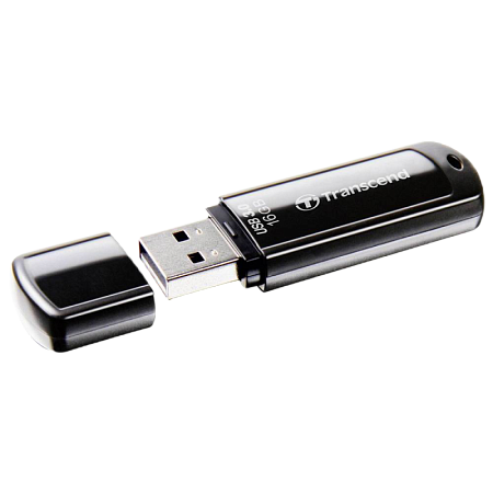 USB Flash накопитель Transcend JetFlash 700, 16Гб, Чёрный