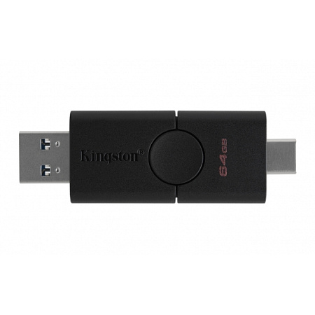 USB Flash накопитель Kingston DataTraveler Duo, 64Гб, Чёрный