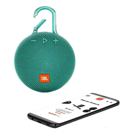 Portable Speakers JBL Clip 3, Teal