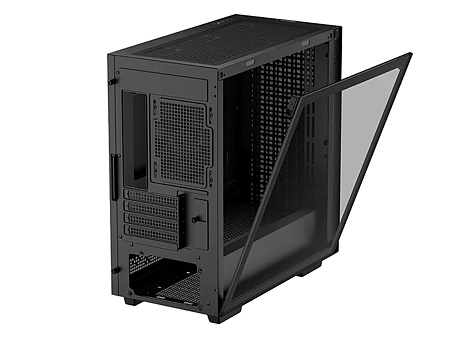 Case mATX Deepcool CH370, w/o PSU, 1x120mm, 2xUSB3.0, Fron Mesh, Tempered Glass, VGA & Headset holde