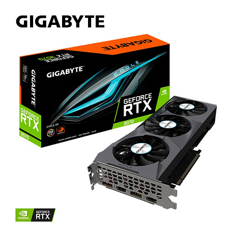 VGA Gigabyte RTX3070 8GB GDDR6 Eagle  (GV-N3070EAGLE-8GD)
